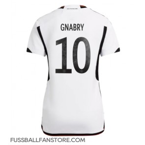Deutschland Serge Gnabry #10 Replik Heimtrikot Damen WM 2022 Kurzarm